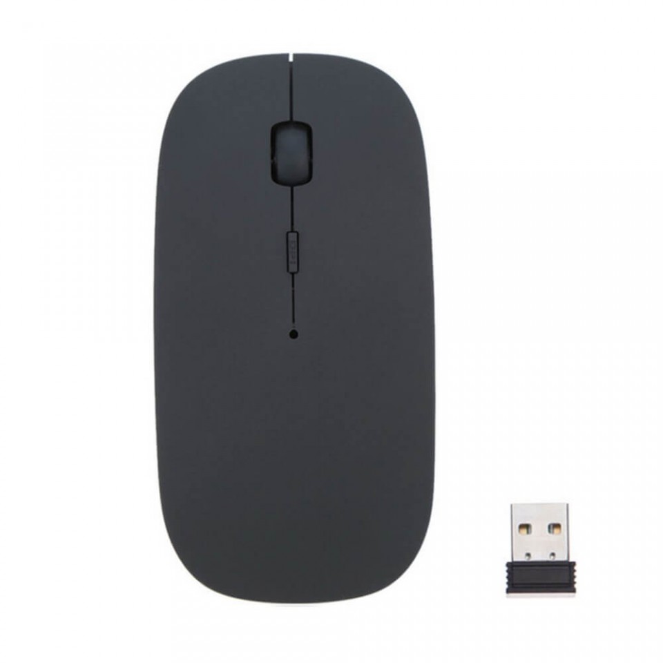 XBOSS X4 Ultra Thin 2 4GHz Wireless Mouse with Rechargeable Battery Optical with USB Adapter for